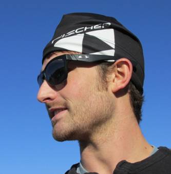 Free Fischer xc ski hat to demo participants.