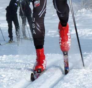 Cross country ski waxing for cold conditions with Toko ski wax