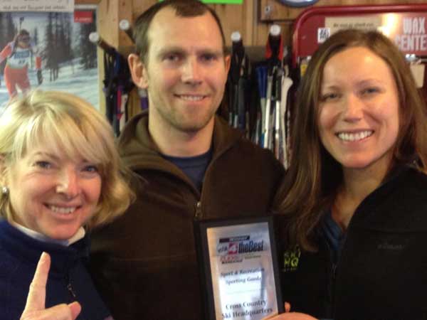 The Cross Country Ski Headquarters was voted this year's winner for best Sports & Recreation Sporting Goods shop from Click on Detroit's Vote4theBest contest! 