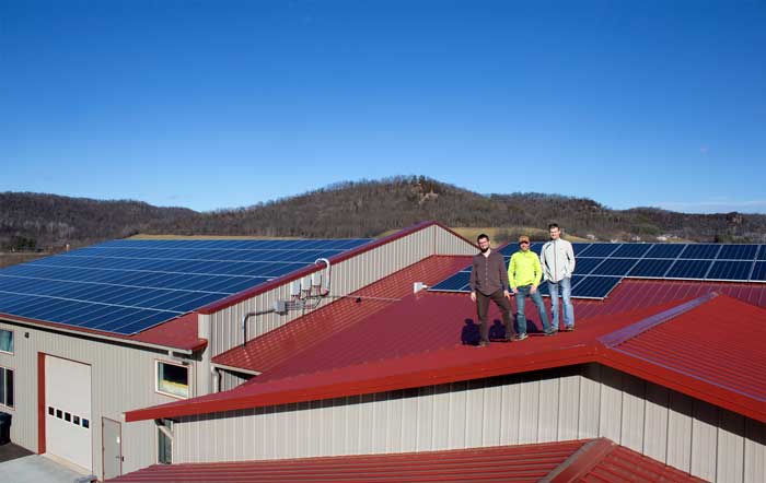 Solar Panels at Borah Teamwear