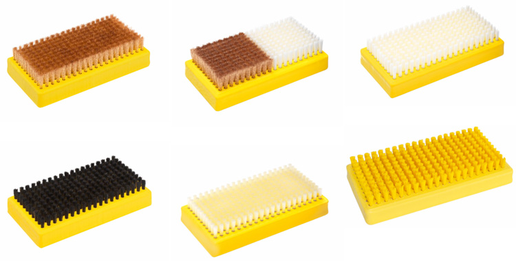 Toko cross country ski brushes for waxing