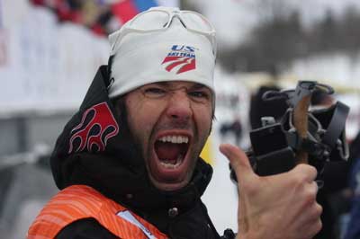 Kikkan Randall wins the cross country ski sprint event at the Wolrd Cup in Rybinsk, Russia