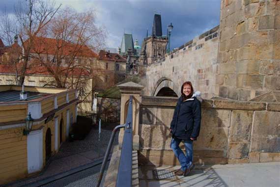 Kim in Prague