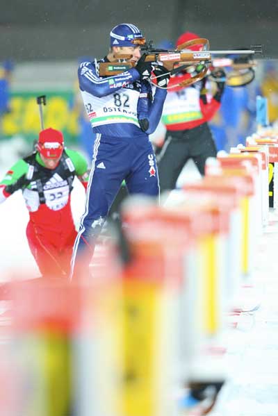 Biathlete Jeremy Teela