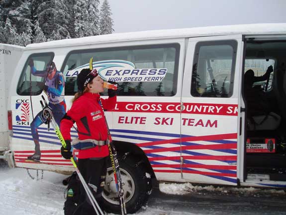 Canadian NorAms hosted at the Sovereign Lake ski venue in Silver Star, British Columbia