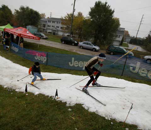 Brick Wheels cross country ski race