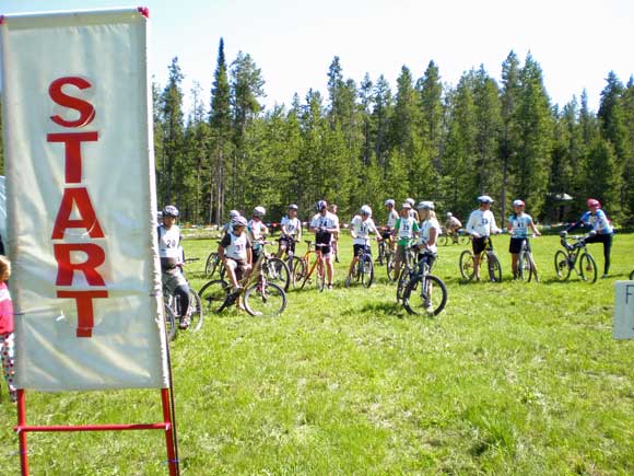 Summer Mountain Bike Biathlon in West Yellowstone