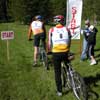 Mountain bike biathlon in West Yellowstone