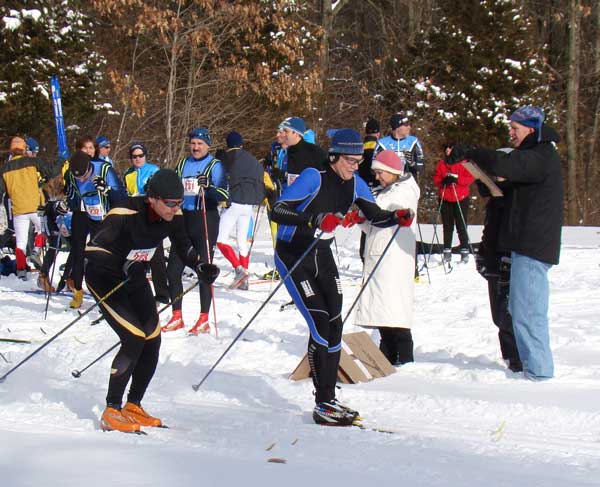 Krazy Klassic 12k cross country ski race at Huron Meadows Metropark
