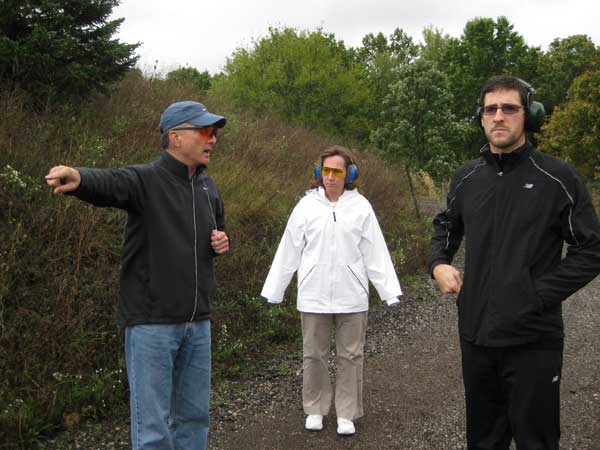 Summer biathlon at Island Lake Shooting Range