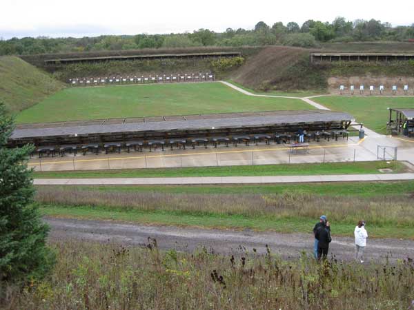 Summer biathlon at Island Lake Shooting Range