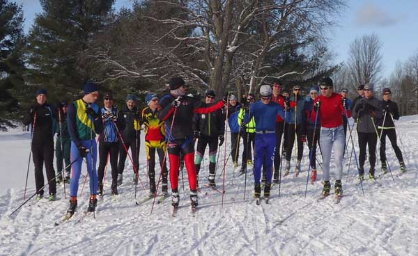 Wintercameandwente cross country ski race