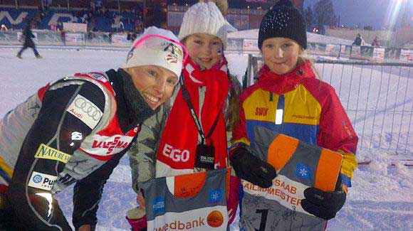 Kikkan Randall is a fan favorite in Otepaa, Estonia. (USSA-Matt Whitcomb)