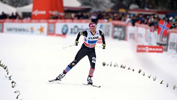 At the finish line