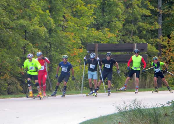 Grand Marais 50K rollerski race