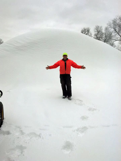 Lots of man-made snow ready for the Frosty Freestyle and Krazy Klassic