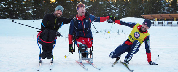 Team CXC Paralympic cross country skiers