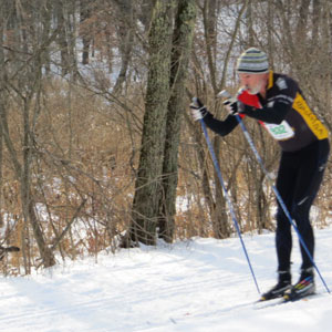 Rex Blair at the Krazy Klassic cross country ski race