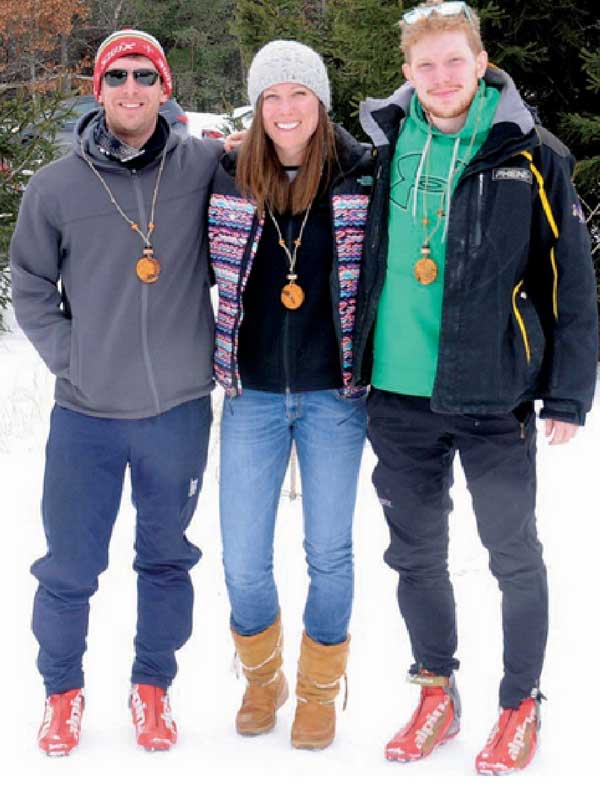 Team Alex Smith, top male relay team (Mariah standing in for Ryan Halstead)