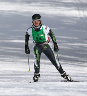 (Record-Eagle/Jan-Michael Stump) Eli Brown of Williamsburg wins the men's 50k freestyle in Saturday's 38th annual North American VASA. 