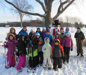 Kids bundle up for Frosty Kids Race