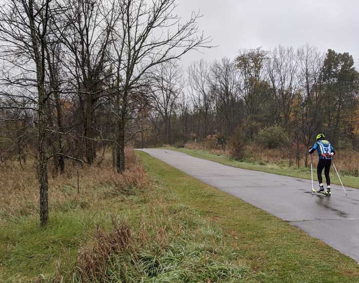 NordicSkiRacer Rollerski Time Trial at Maybury State Park