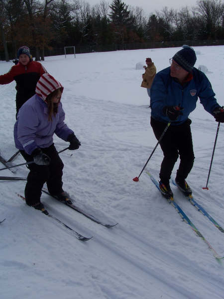 Grayling 4th and 5th graders learn to cross country ski