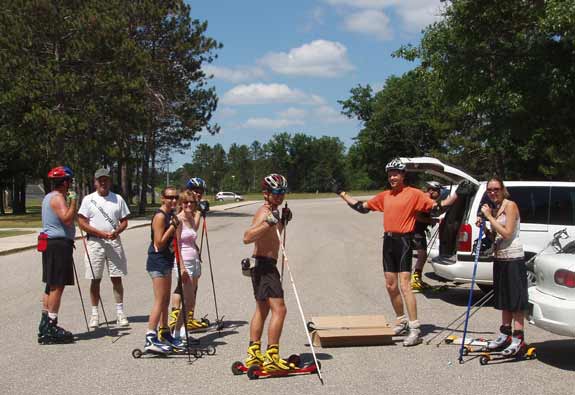 Parking for the Grayling Bike Path is at the Grayling High School at the north end of town