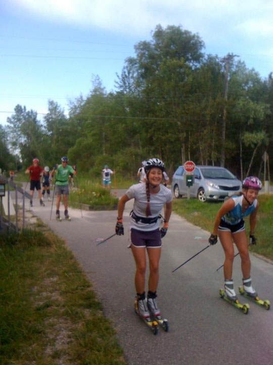 Traverse City to Suttons Bay rollerski