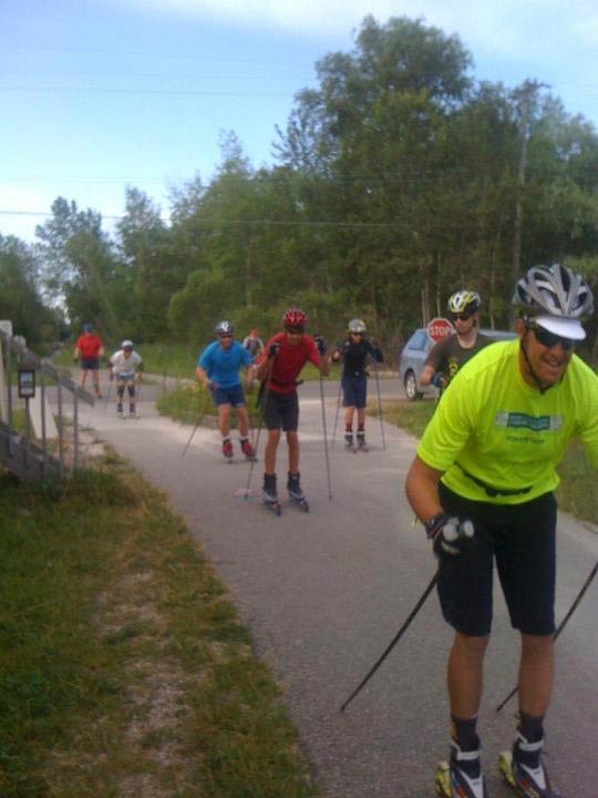 Traverse City to Suttons Bay rollerski