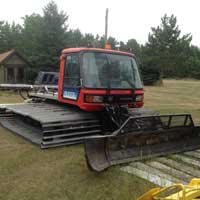 Forbush Corner widens trail for new groomer