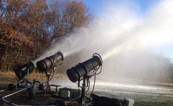 Huron Meadows has 3 snow guns for its cross country ski trails