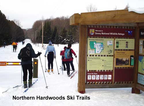 Wastenaw Ski Touring Club visits Seney National Wildlife Refuge cross country skiing