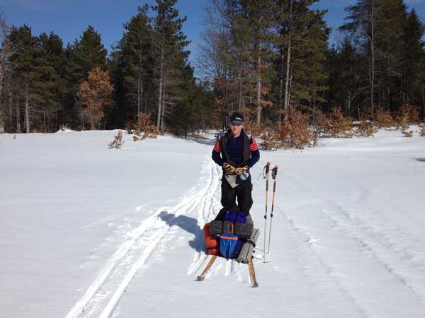cross country ski across michigan