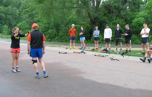 Coaches taking certification