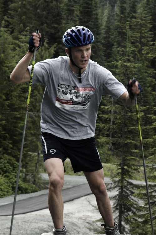 Rollerskiing at Whistler Olympic Park