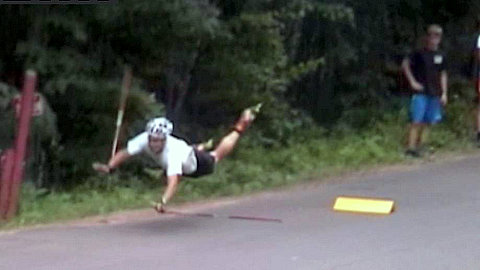 Matt Whitcomb takes a flyer