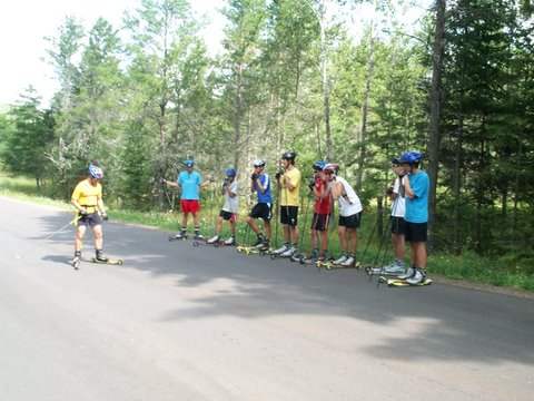 Rollerskiiing