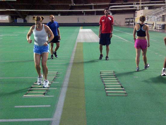 Cross Country ski ladder drills