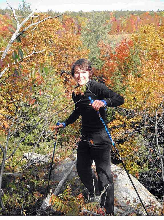 Thanksgiving cross country ski training
