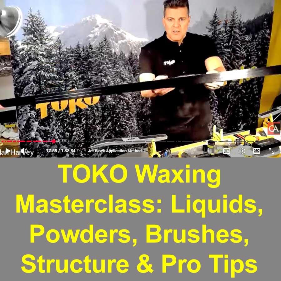 Feature image for TOKO Waxing Masterclass: Liquids, Powders, Brushes, Structure & Pro Tips