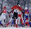 Feature image for Sprint Finish in Ladies 30K Freestyle