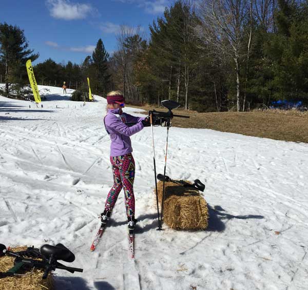 Chloe Lawson at Cross Country Ski Headquarters