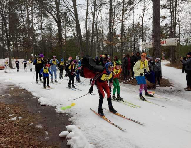 Muffin Race Team Sprint cross country ski race