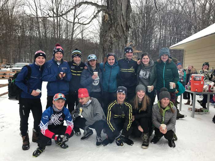 Crystal Community Ski Club (CCSC) 2k classic and skate interval start junior cross country ski race participants