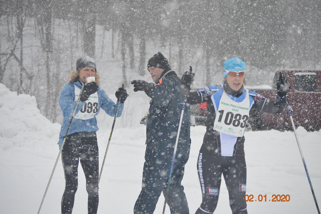 White Pine Stampede skiers
