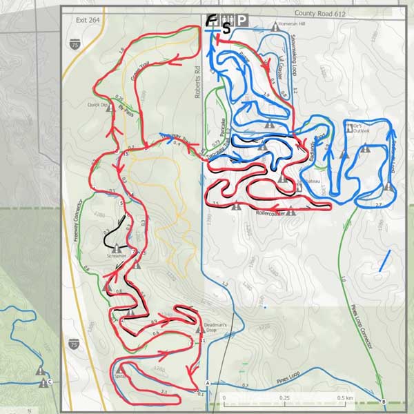Feature image for Forbush Freestyle Championships course map