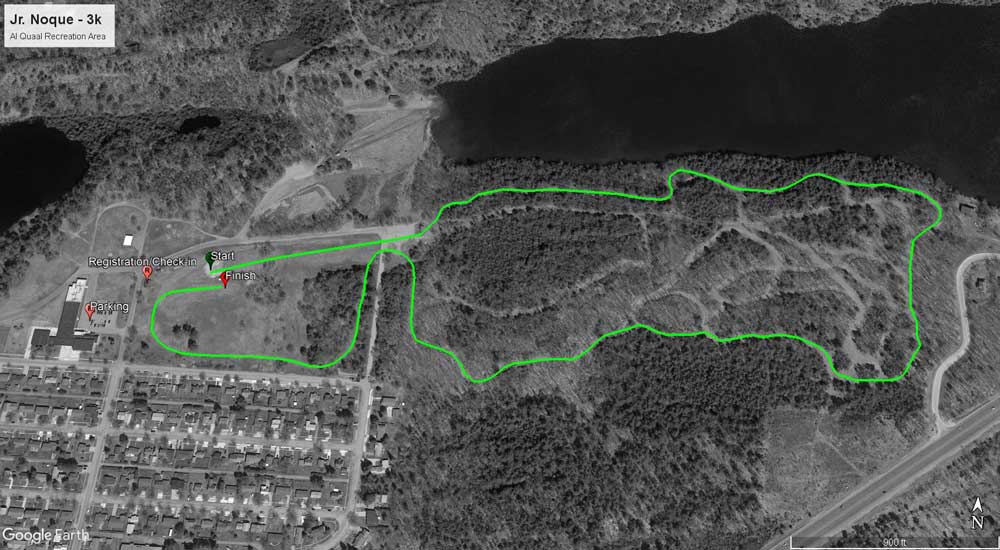 Junior Noque 3k Course Map