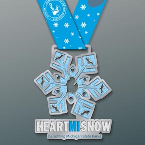 Feature image for HeartMISnow Virtual 5K to benefit Michigan state parks