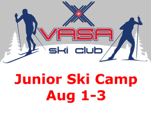 Feature image for Vasa Ski Club Cross Country Ski Summer Camp, Aug 1-3
